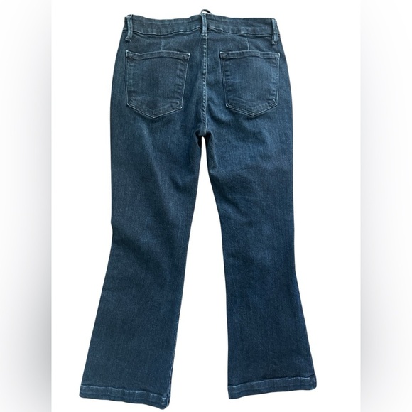 FRAME Denim Mid-rise Le Crop Mini Boot Lace Up Jeans Size 26 - Picture 3 of 6